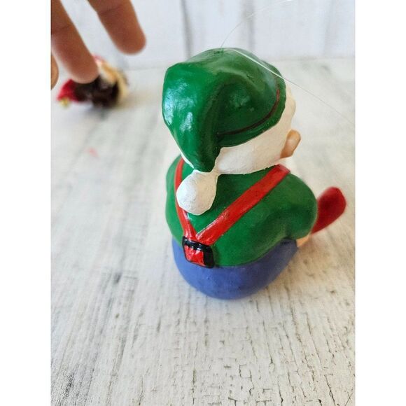 Dept 56 vintage Santa ornament elf tree decor - Picture 4 of 8